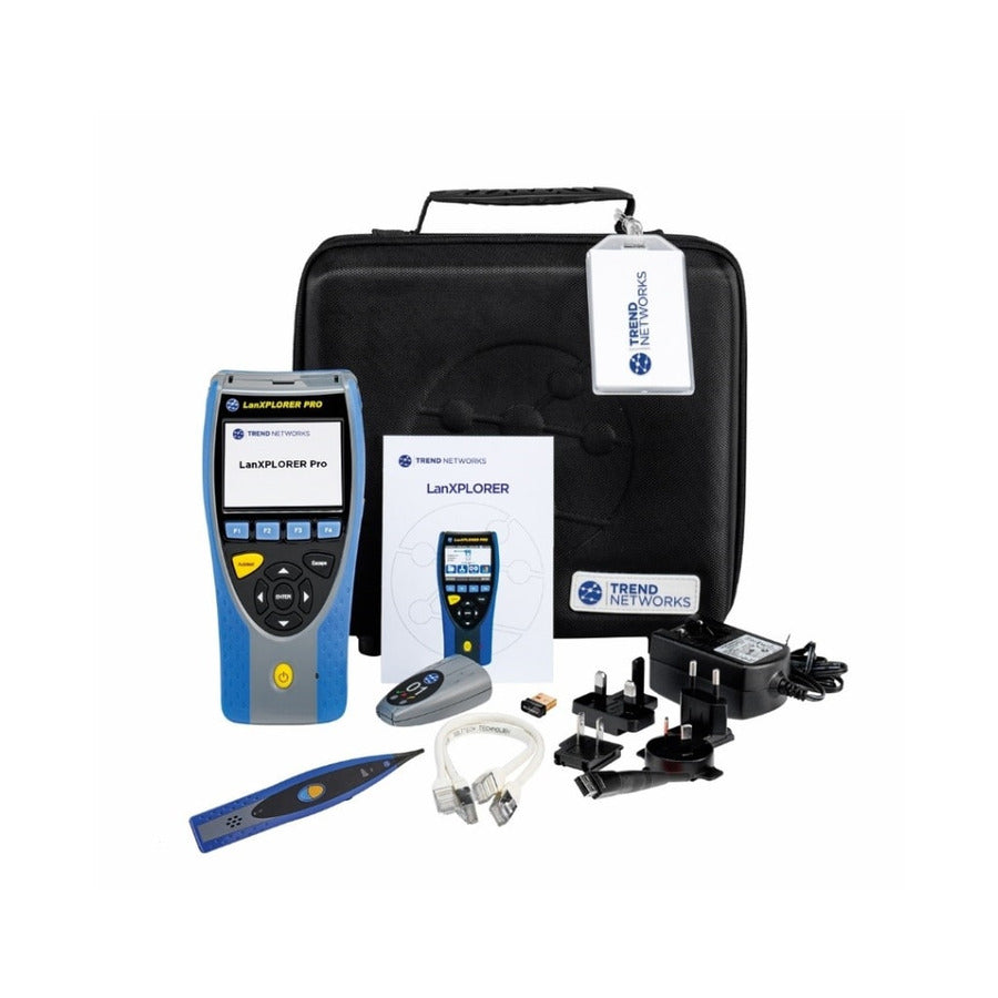 TREND Networks LXP-KIT Bundle - LanXPLORER Pro + Accessories + 3 Year Warranty