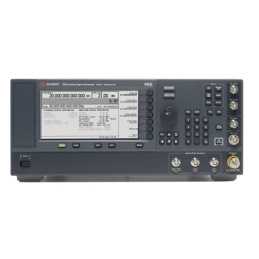 Keysight E8257D 520 1E1 1EU UNT PSG Analog Signal Generator (100 kHz to 67 GHz)