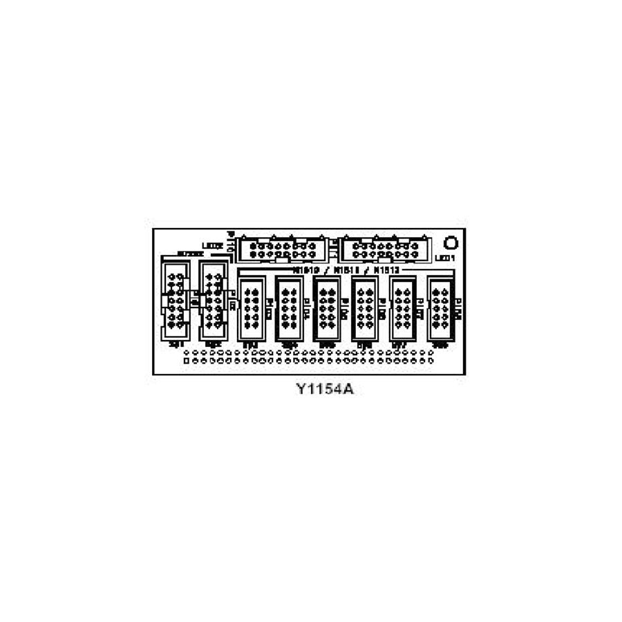 Keysight Y1154A Distribution board, for Two 87222/L7222C Transfer and Six N181x SPDT Switches
