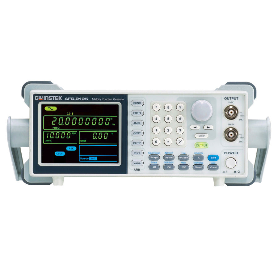 GW Instek AFG-2125 Arbitrary Function Generator, 25 MHz, 20 MS/s, 10 MHz, 10 bit, AFG-2100 Series