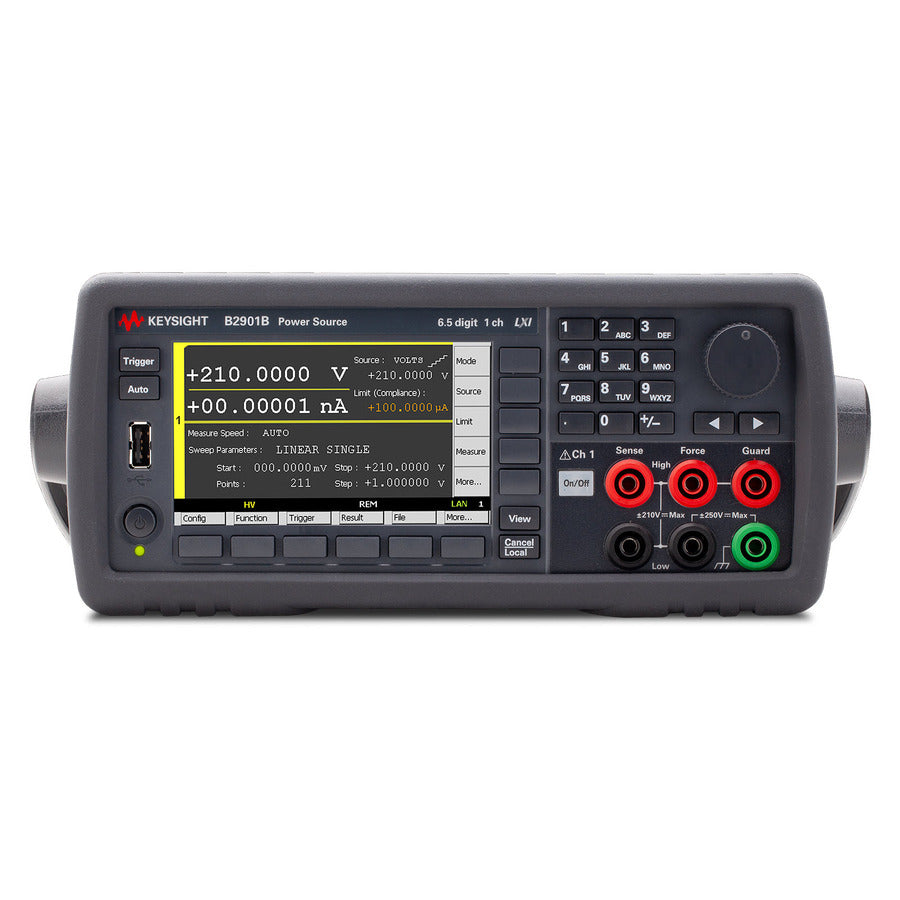 Keysight B2901B Precision Source/Measure Unit (Single-Channel, 210V, 3A)
