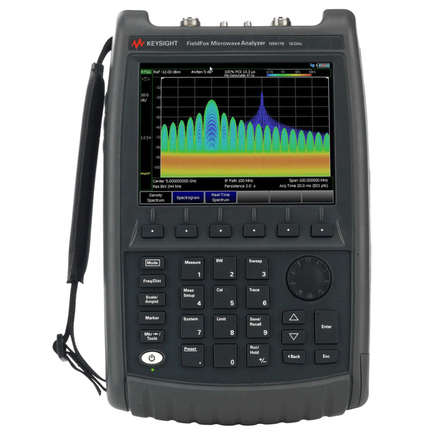 Keysight N9917B 010 030 208 209 210 211 212 215 233 235 236 238 302 307 308 309 310 312 330 350 351 352 355 356 358 360 370 371 377 378 B10 FieldFox-B Handheld Microwave Analyzer (18 GHz)
