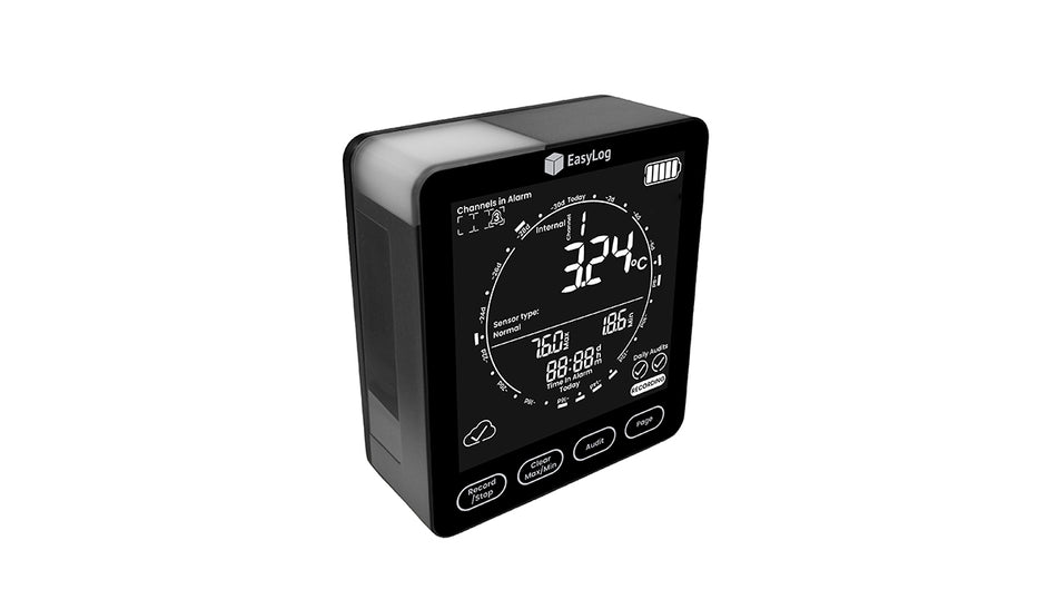 Lascar Electronics FUSION-S3 EasyLog Fusion Temperature and Humidity Sensor with Display and Smart Probe Connector