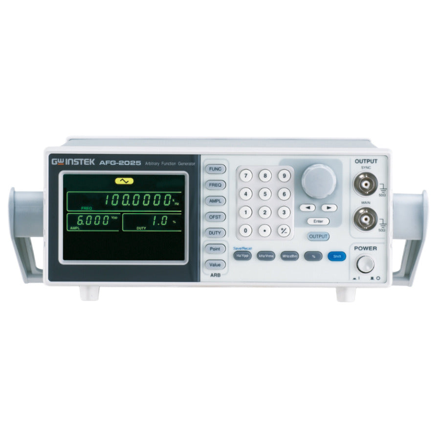 GW Instek AFG-2025 Arbitrary Function Generator, 25 MHz, 20 MS/s, 10 MHz, 10 bit, AFG-2000 Series