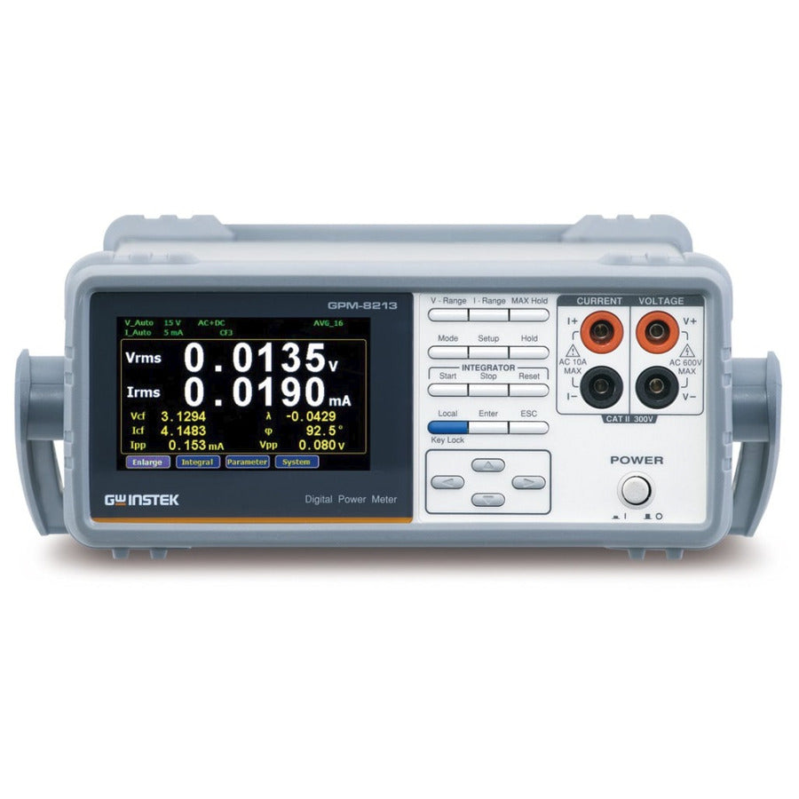 GW Instek GPM-8213G Digital AC Power Meter, GPIB, 6kHz, 5 Digit, 1 PH, RS-232C/USB/LAN, GPM Series