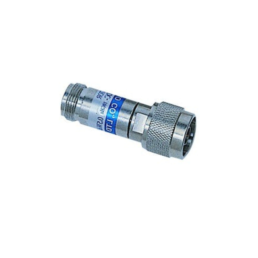 GW Instek ATN-100 Adaptor, 10dB Attenuator, 50 Ohms, N(J/F)-N(P/M), For GSP-Series