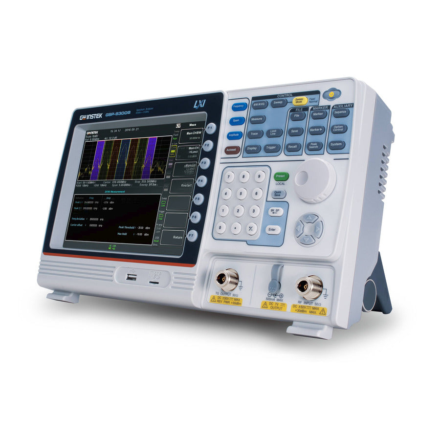 GW Instek GSP-9300BTG Spectrum Analyzer w/ Tracking Generator, 9kHz-3GHz, 0.025ppm, GSP-9300 Series