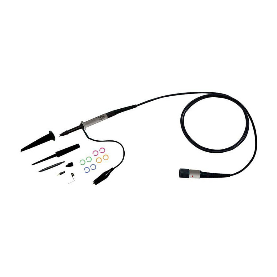 GW Instek GTP-150B-2 Passive Probe, 150MHz, 1X, 10X, 13 pF, 500V, CAT1, CAT2, GTP Series