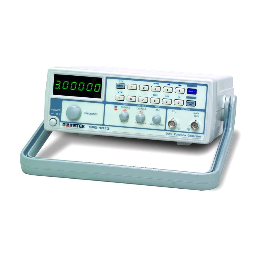 GW Instek SFG-1013 Function Generator w/Voltage Display, DDS Technology, 3MHz, 100mHz, SFG Series