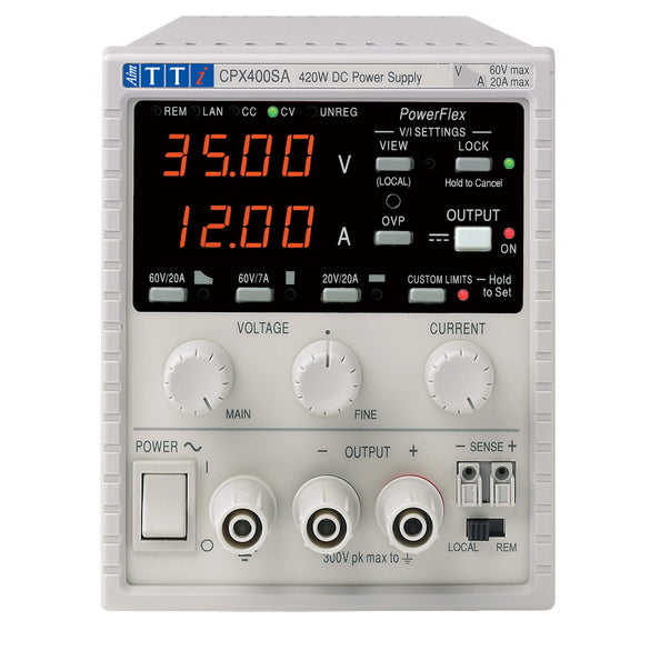 Aim TTi CPX400SA Single 420W 'PowerFlex' Max 60V or 20A Isolated Analogue