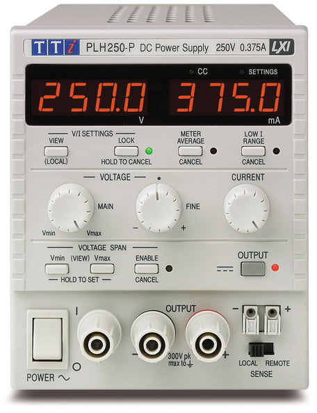 Aim-TTi PLH250-P(G) Single 0-250V/0-0.0375A USB/RS232/LAN/GPIB