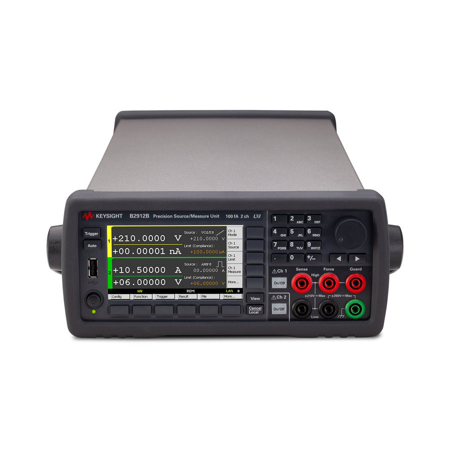 Keysight B2912B Precision Source/Measure Unit (Dual-Channel, 210V, 3A)