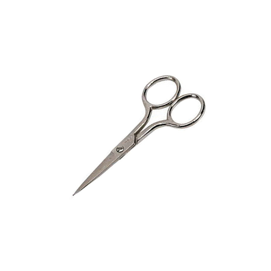 Techni-Pro 758SC136 Scissors, Electronics, 1-3/8" Cut, Solid Steel, Nickel Plated, 4" OAL