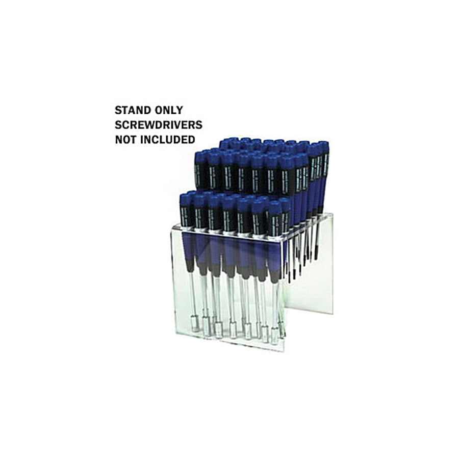 Techni-Pro 758SC259 Screwdriver Set, Precision, Clear Bench Stand