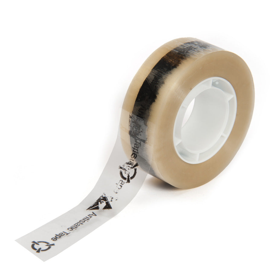 Techni-Pro 758ST1631 ESD Anti-Static Printed Tape, 3/4"x36 Yds, 1" Core, 2.4 mil, Clear/Symbol