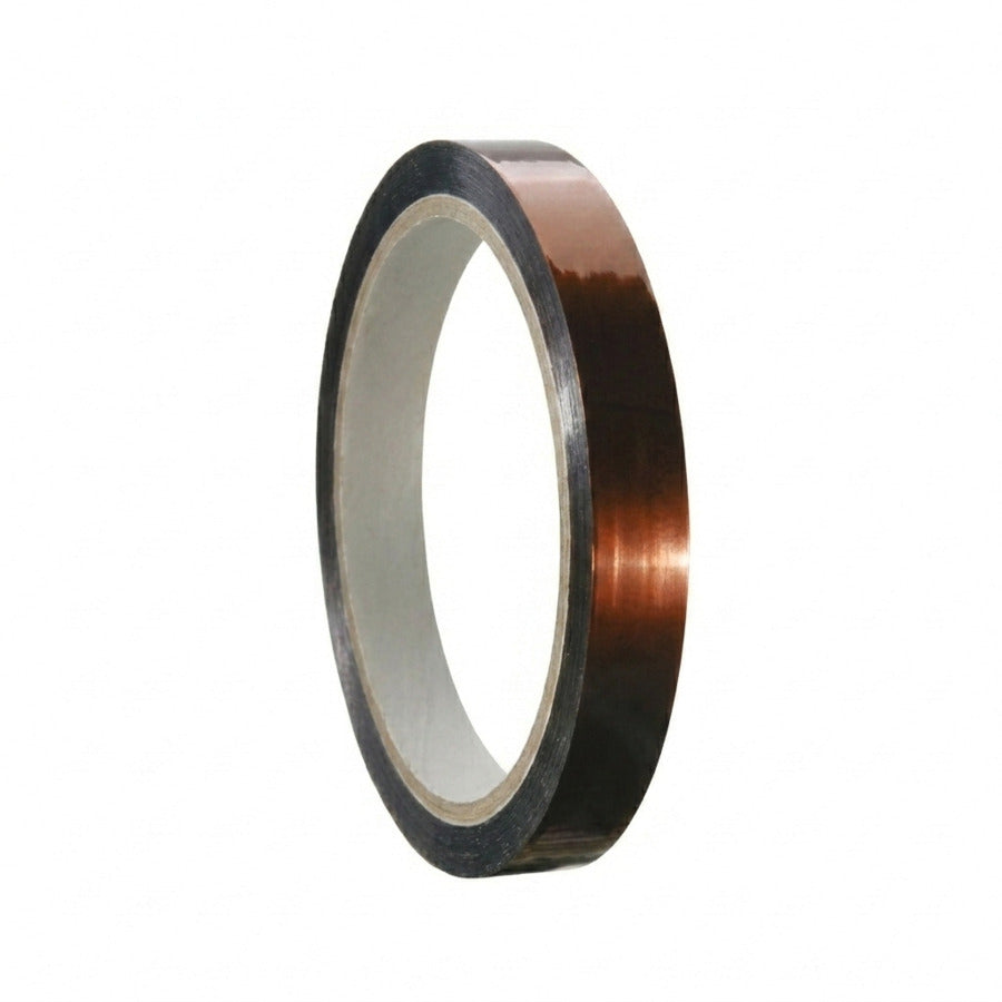 Techni-Pro 758ST1643 Kapton Tape, Low Static, 1/4"x36 yds, 3" Core, 2.4 mil, Silicone Adhesive
