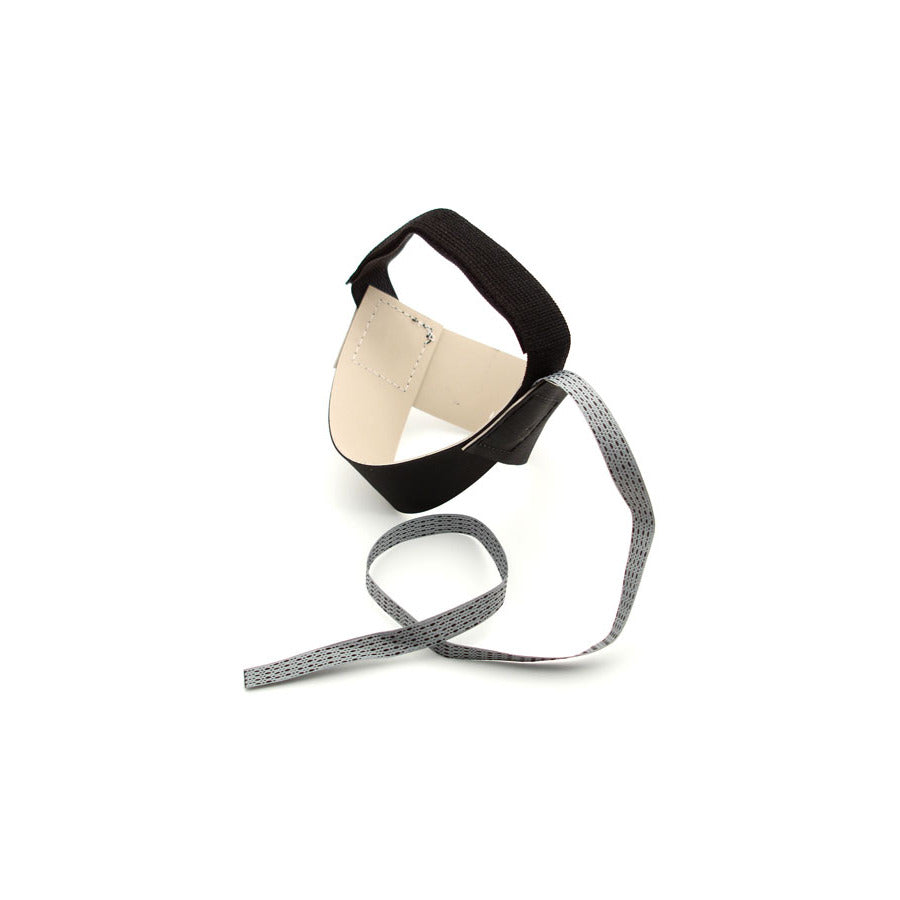 Techni-Pro 758ST225 Heel Grounder, 1-1/2" Cup, Hook & Loop, 1 Meg Ohm, ESD-Safe, Black