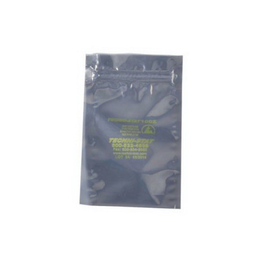 Techni-Pro 758ST305 Static Shielding Bag, Zip, 3" x 5" 100/Pkg