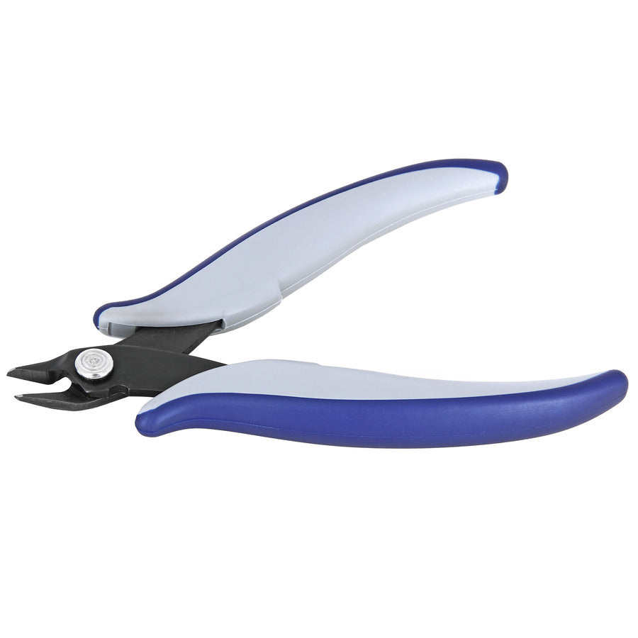 Techni-Pro 758TW0044 Cutter, ESD Safe, Medium Head, Flush, 16 AWG, 5.4" OAL