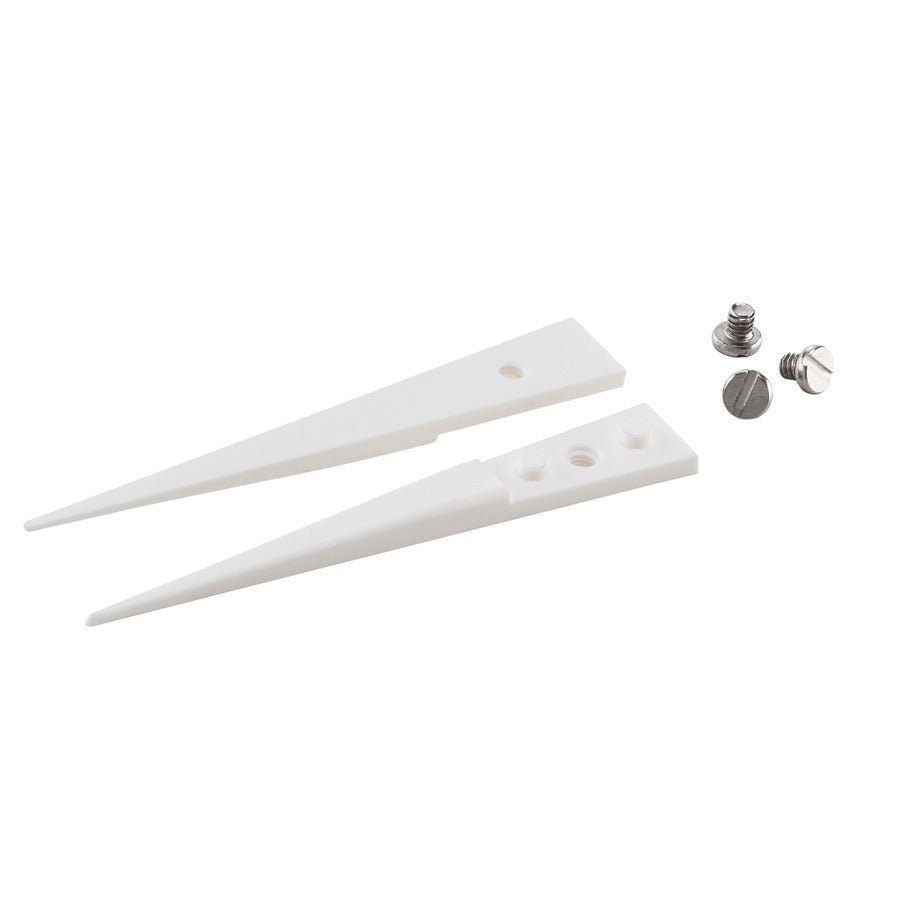 Techni-Pro 758TW0071 Ceramic Tweezer Tips, Style 71, Zirconia Tips for 71MZ.SA, Beveled, 1.8"