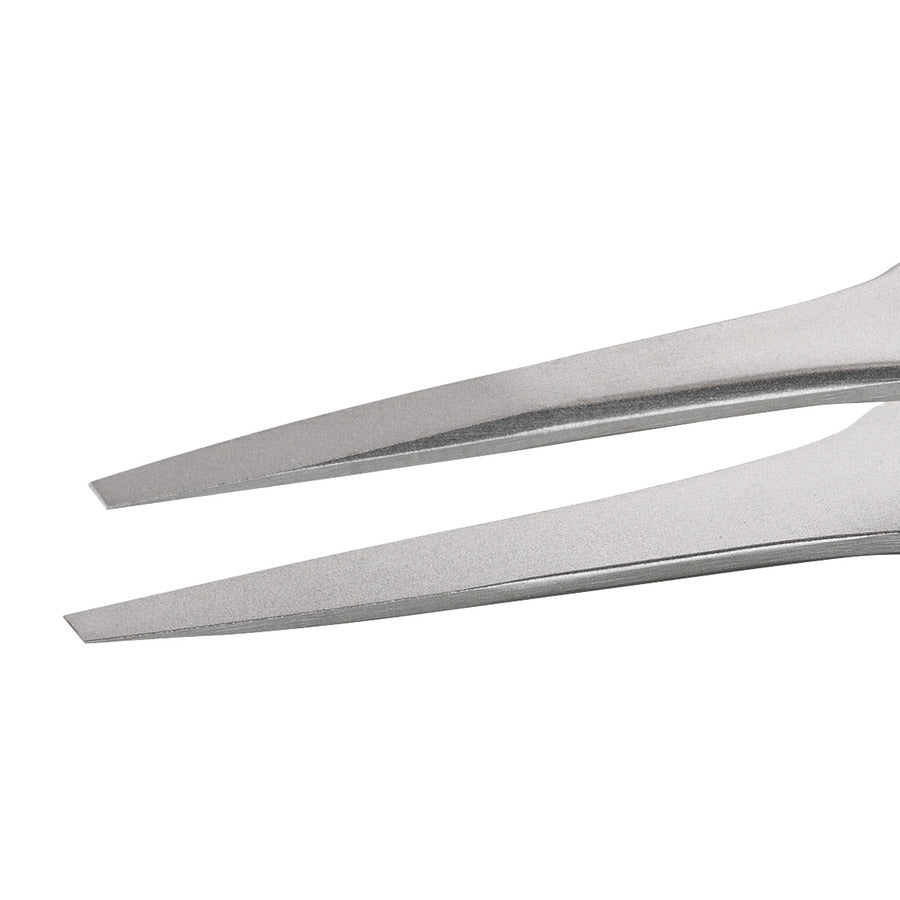 Techni-Pro 758TW240 High Precision Tweezers, Style F, Anti-Acid/Anti-Mag, SS, Squared, 4.7"