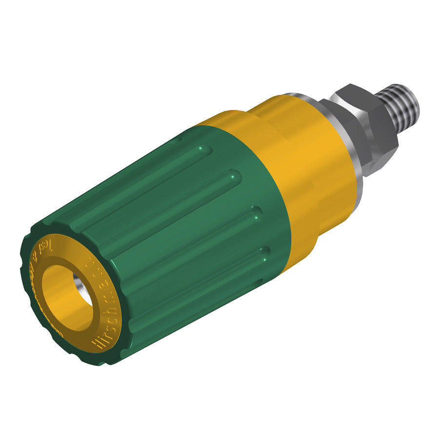 SKS Hirschmann Test & Measurement PKI 100 gelb/gruen, yellow/green