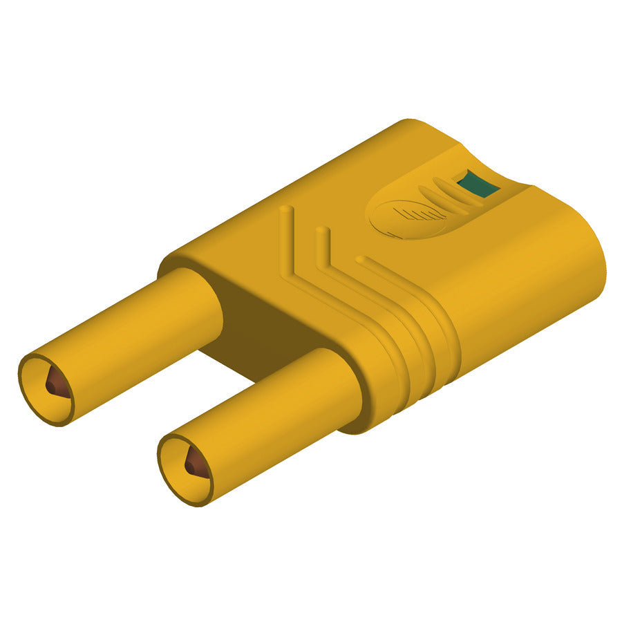 SKS Hirschmann Test & Measurement KST S WS gelb/gruen / yellow/green