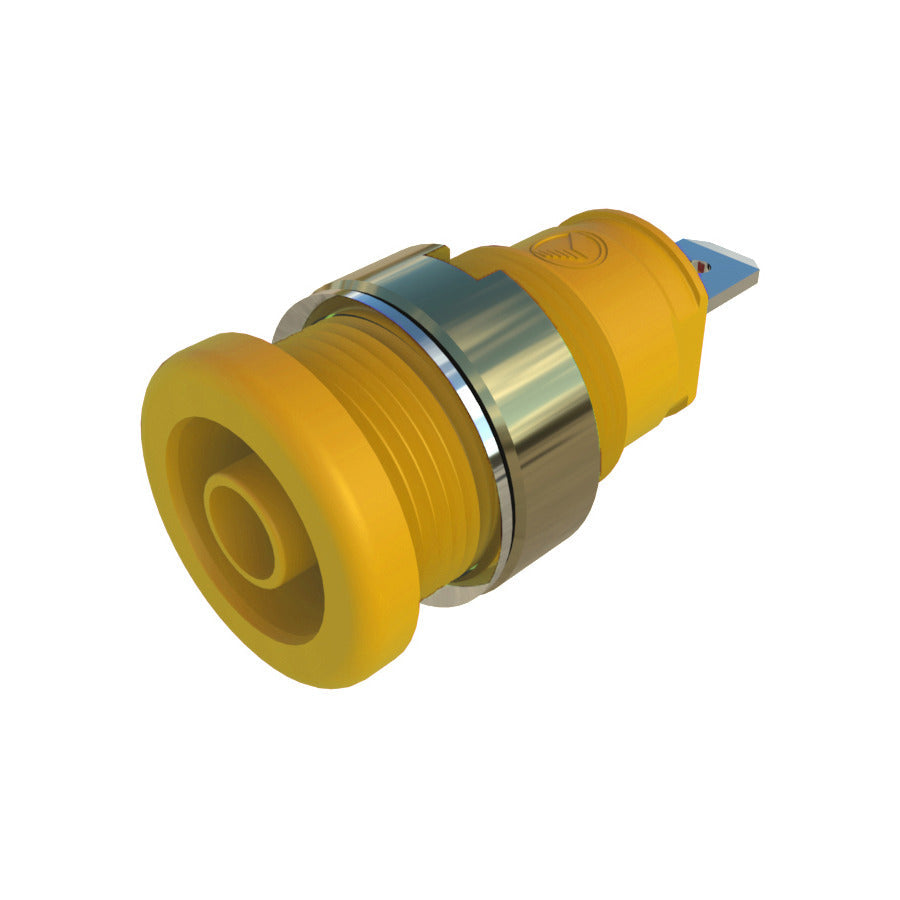 SKS Hirschmann Test & Measurement SEB 2610 F4,8 Ni gelb / yellow