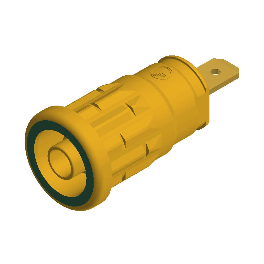 SKS Hirschmann Test & Measurement SEP 2610 F4,8 gelb/gruen, yellow/green