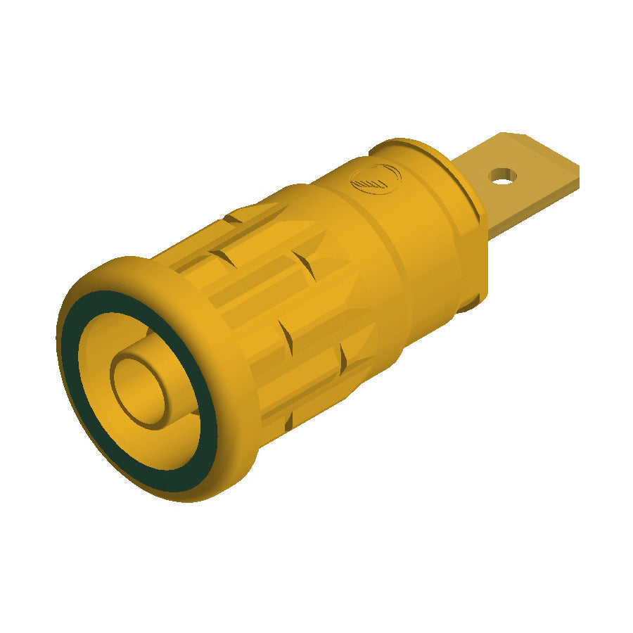 SKS Hirschmann Test & Measurement SEP 2620 F6,3 gelb/gruen, yellow/green