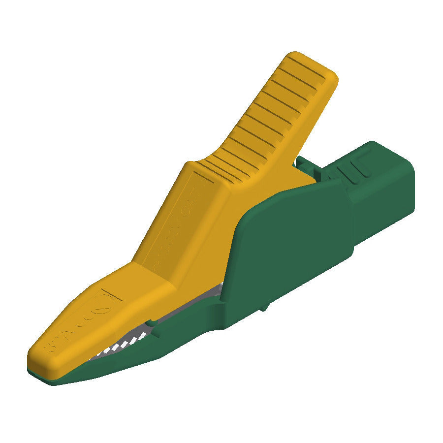 SKS Hirschmann Test & Measurement AK 2 B 2540 I gelb/gruen, yellow/green