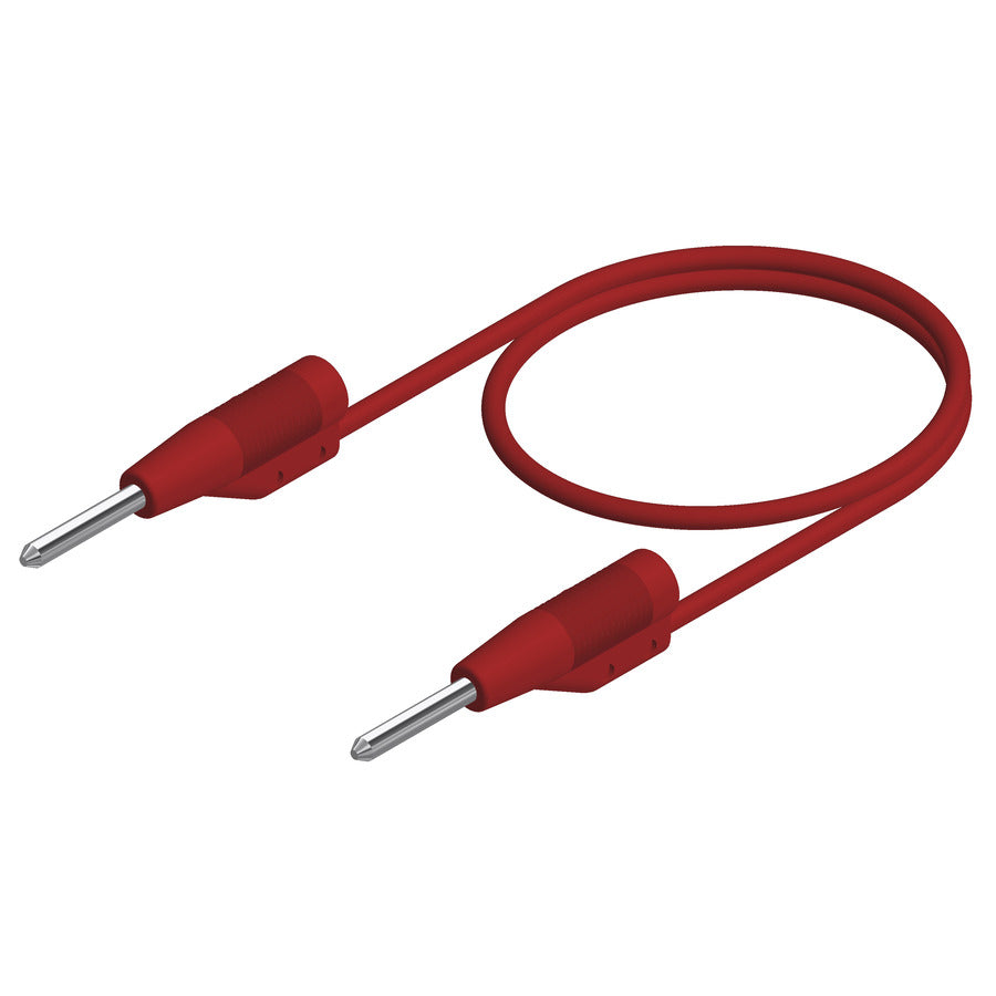 SKS Hirschmann Test & Measurement MVL 2/100 rot / red
