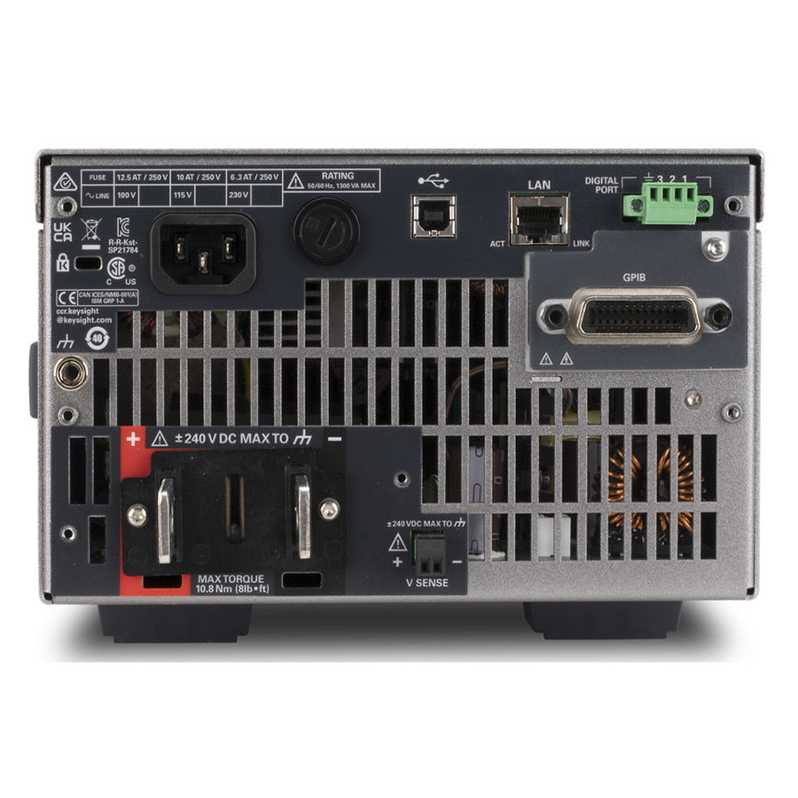 Keysight E36155AGV DC Power Supply Bundle, 60V, 40A, 800W, ScopeView, Arb/Waveform Gen