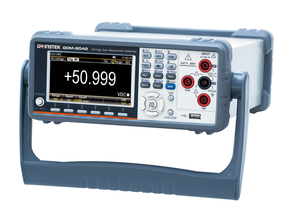 GW Instek GDM-9042GP Multimeter, Dual Measurement, GPIB, TRMS, 50000 Count, GDM-904x Series