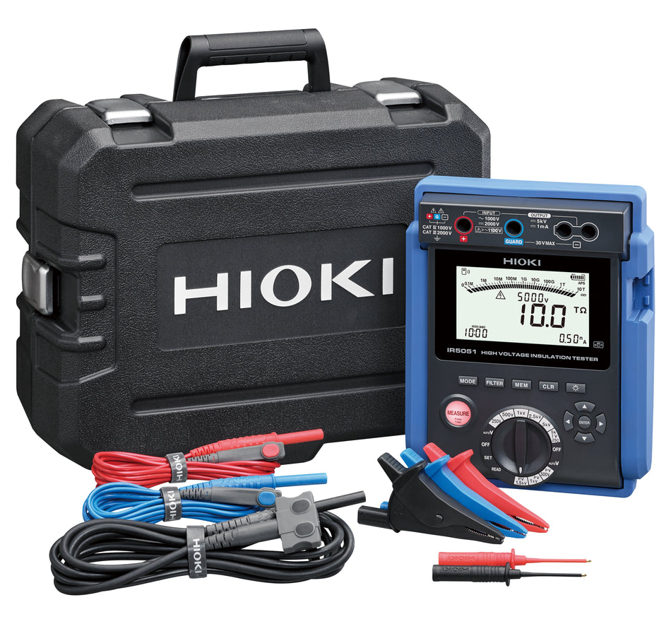 Hioki IR5051-90 HIGH VOLTAGE INSULATION TESTER/ WIRELESS ADAPTER