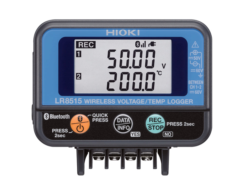 Hioki LR8515 WIRELESS VOLTAGE/TEMP LOGGER