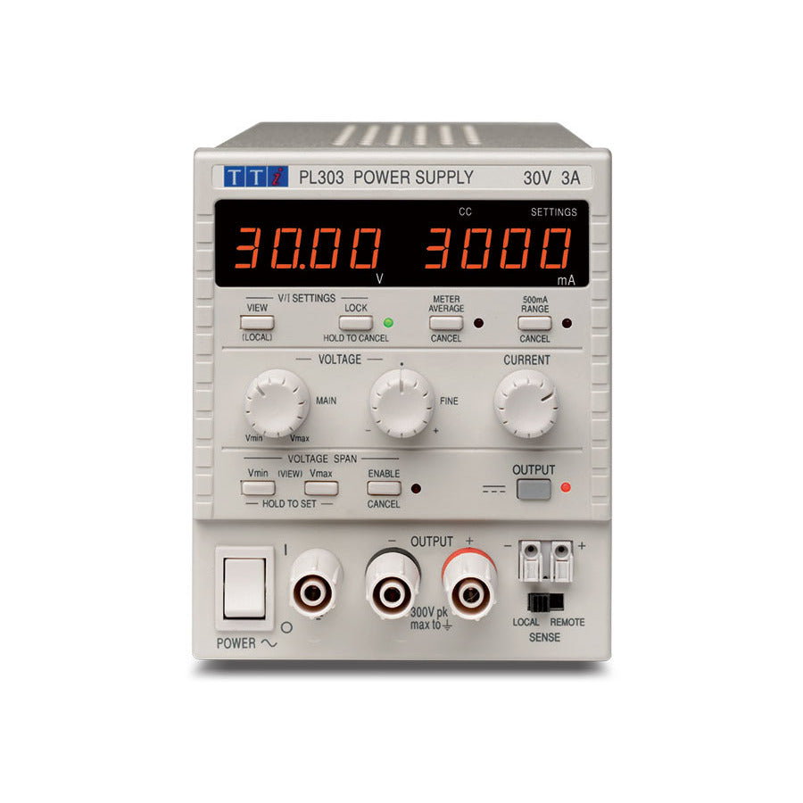 Aim-TTi PL303-P(G) DC Power Supply, Single Output, 30V, 3A, 90W, USB, RS232, LAN, GPIB, PL Series