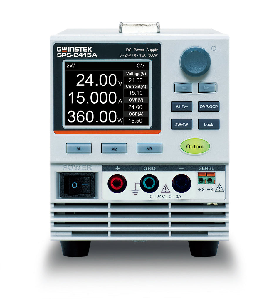 GW Instek SPS-2415A Single Channel Switching Mode DC Power Supply (24 V / 15 A)