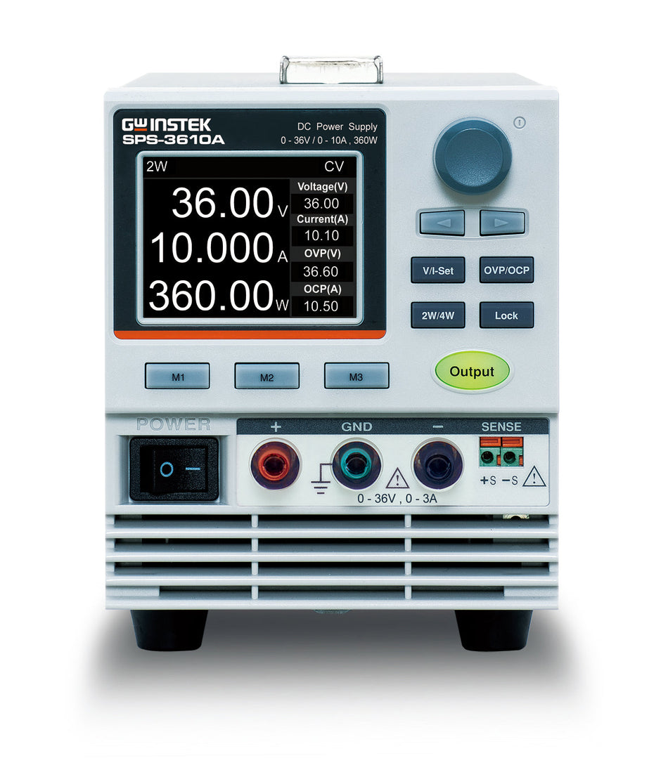 GW Instek SPS-3610A Single Channel Switching Mode DC Power Supply (36 V / 10 A)