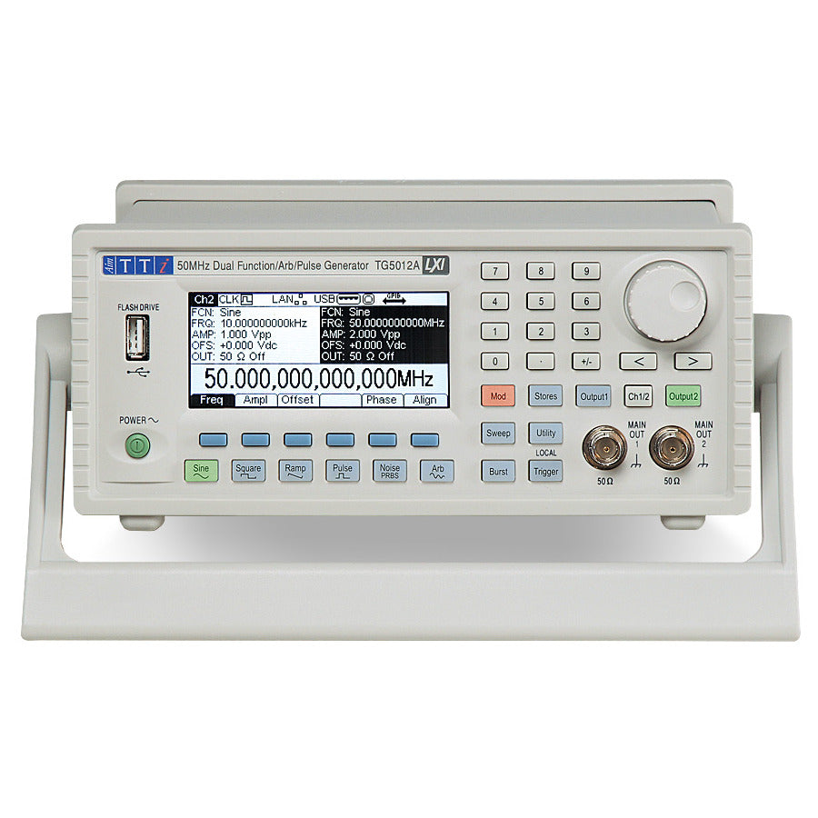 Aim-TTi TG2512A Function/Arbitrary/Pulse Generator, High Performance, 2 Ch, 25MHz, TG251xA Series