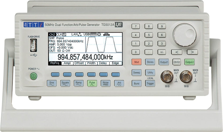 Aim-TTI TG5012A Signal Generator, ARB/PULSE, 50MHZ, 2 channel